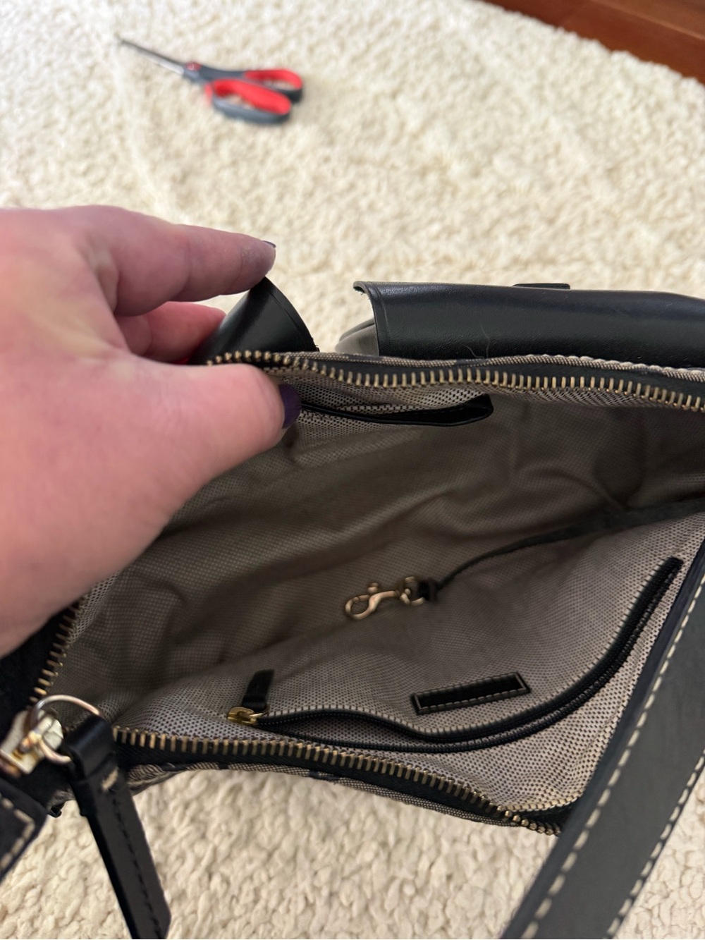 Vintage Dooney & Bourke Anniversary tackle bag Signature Canvas - Picture 5 of 5